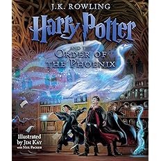 Book cover for "Harry Potter and the Order of the Phoenix: The Illustrated Edition"