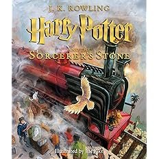 Book cover for "Harry Potter and the Sorcerer's Stone: The Illustrated Edition"