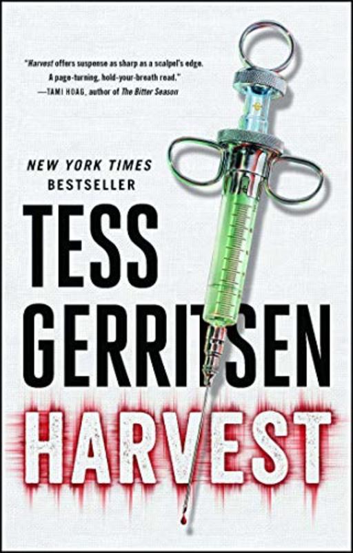 Book cover for "Harvest" by Tess Gerritsen
