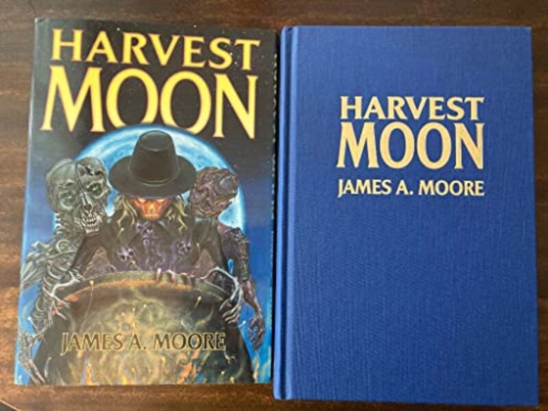 Book cover for "Harvest Moon" by James A Moore