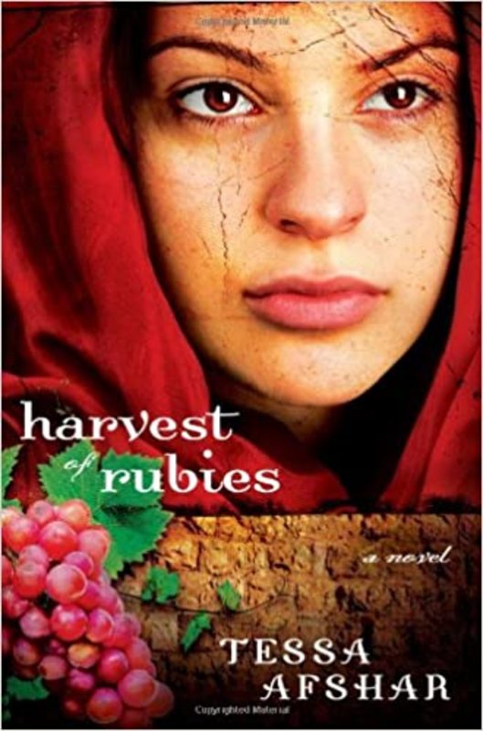 Book cover for "Harvest of Rubies" by Tessa Afshar