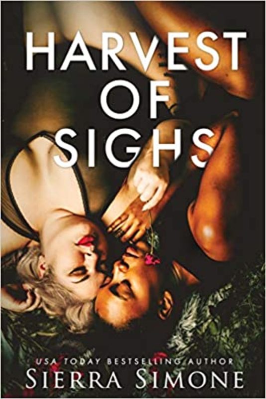 Book cover for "Harvest of Sighs" by Sierra Simone