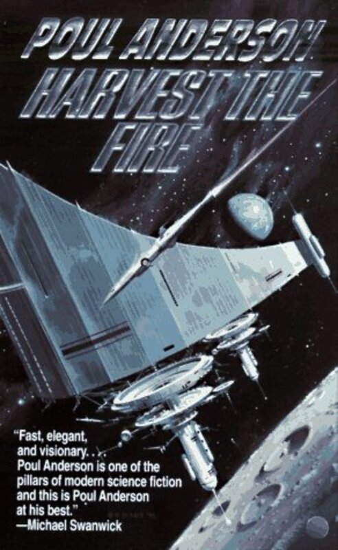 Book cover for "Harvest the Fire" by Poul Anderson