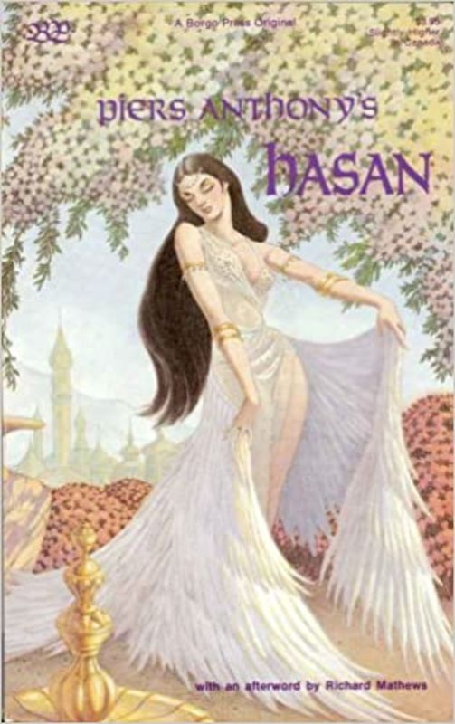 Book cover for "Hasan" by Piers Anthony