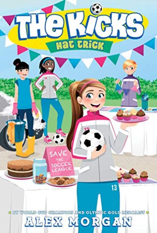 Book cover for "Hat Trick" by Alex Morgan