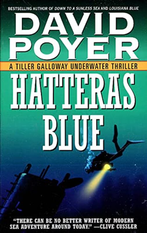 Book cover for "Hatteras Blue" by David Poyer
