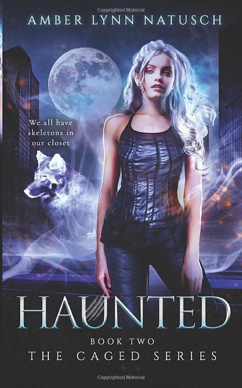 Book cover for "Haunted" by Amber Lynn Natusch