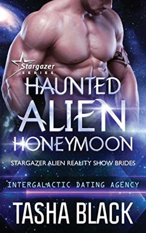 Book cover for "Haunted Alien Honeymoon" by Tasha Black