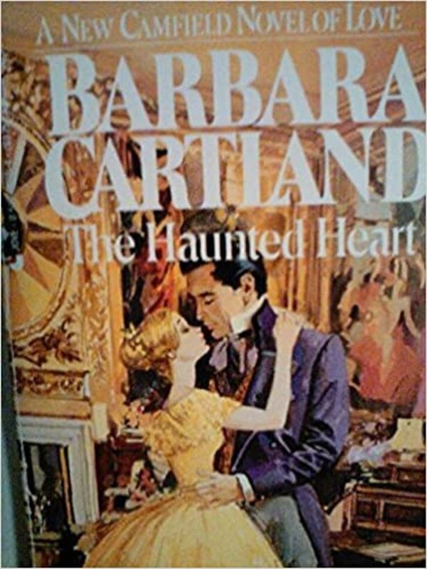 Book cover for "Haunted Heart" by Barbara Cartland