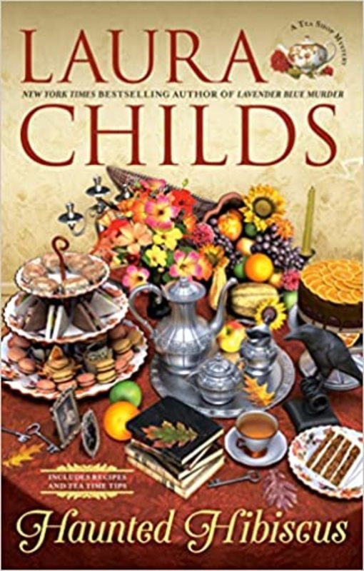 Book cover for "Haunted Hibiscus" by Laura Childs