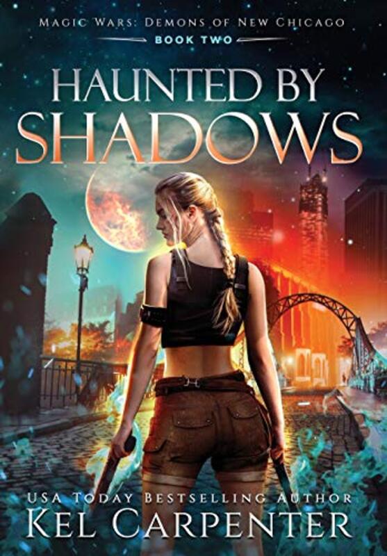 Book cover for "Haunted by Shadows" by Kel Carpenter