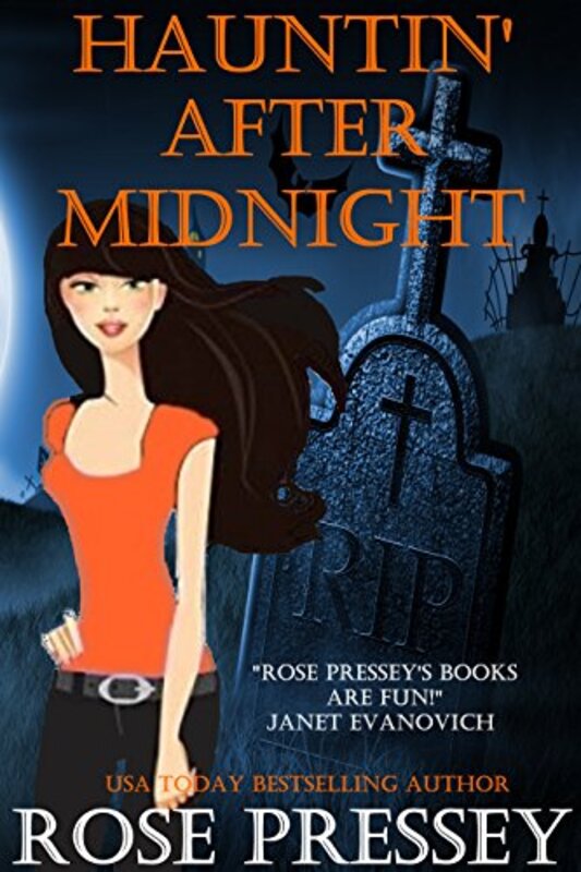 Book cover for "Hauntin' After Midnight" by Rose Pressey