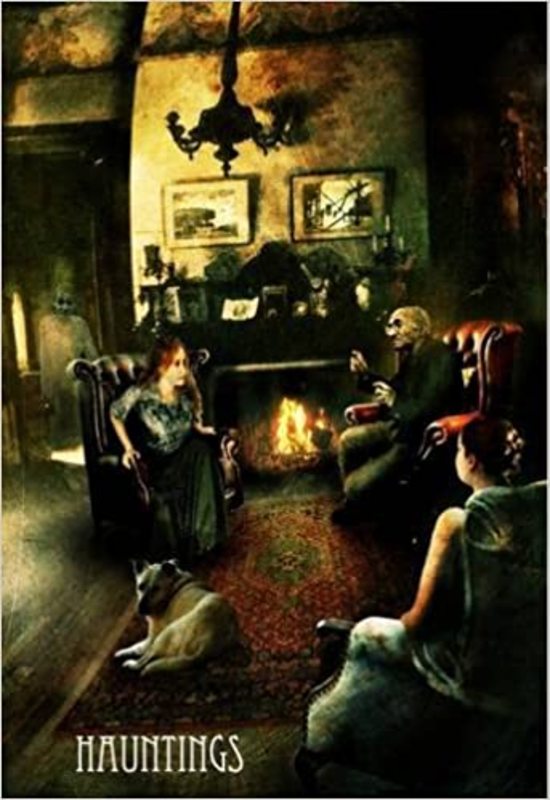 Book cover for "Hauntings" by Adrian Tchaikovsky