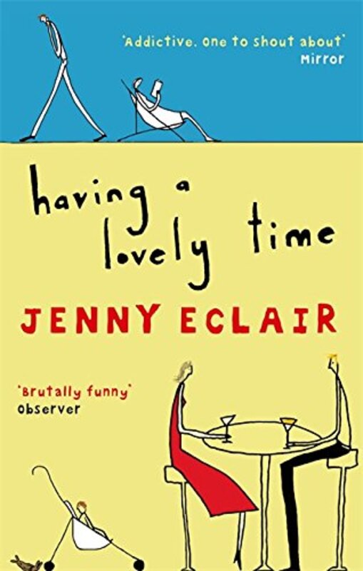 Book cover for "Having a Lovely Time" by Jenny Eclair