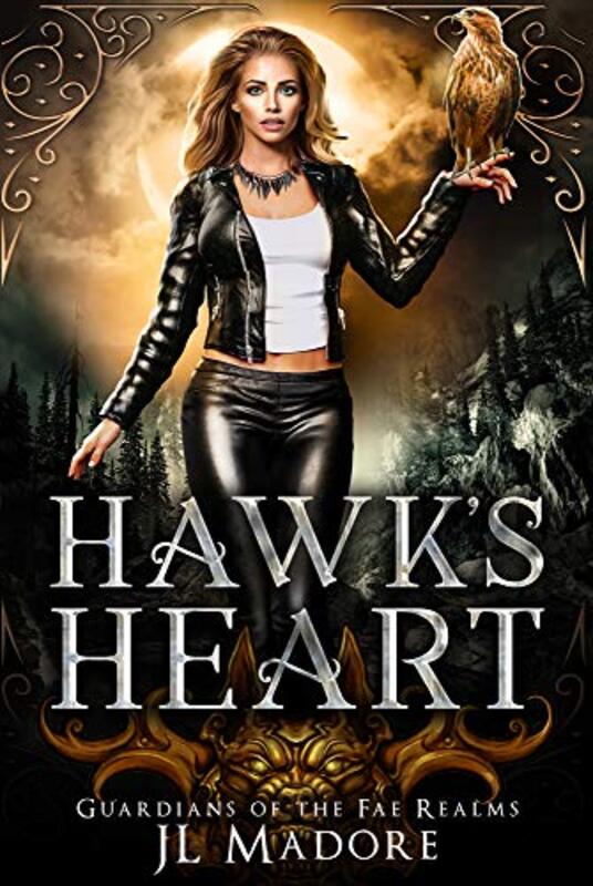 Book cover for "Hawk's Heart" by JL Madore