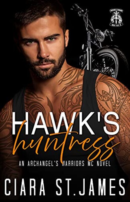 Book cover for "Hawk's Huntress" by Ciara St James
