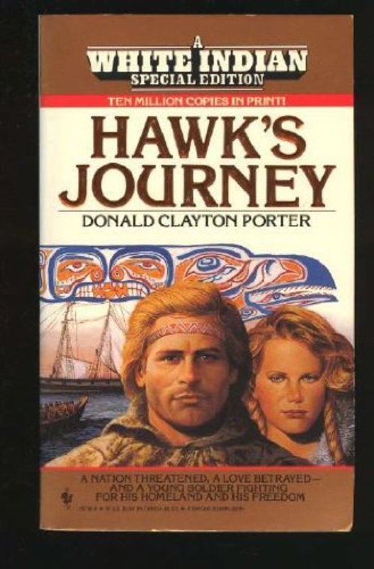 Book cover for "Hawk's Journey" by Donald Clayton Porter