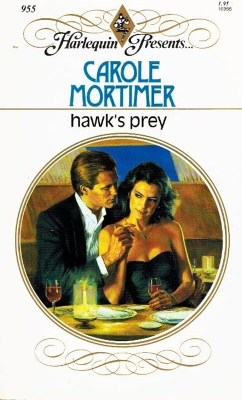 Book cover for "Hawk's Prey" by Carole Mortimer