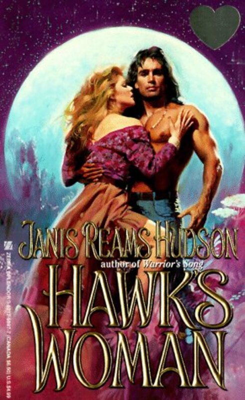 Book cover for "Hawk's Woman" by Janis Reams Hudson