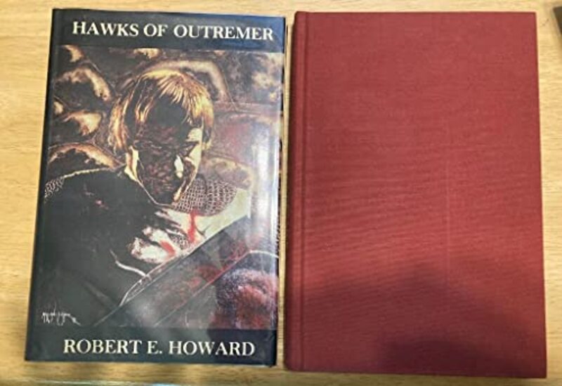 Book cover for "Hawks of Outremer" by Robert E Howard