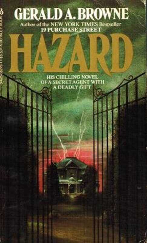 Book cover for "Hazard" by Gerald A Browne