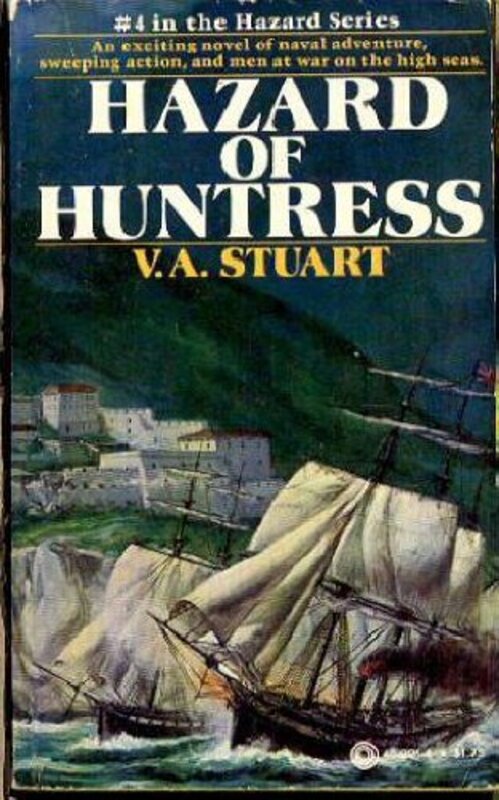 Book cover for "Hazard of Huntress" by Vivian VA Stuart