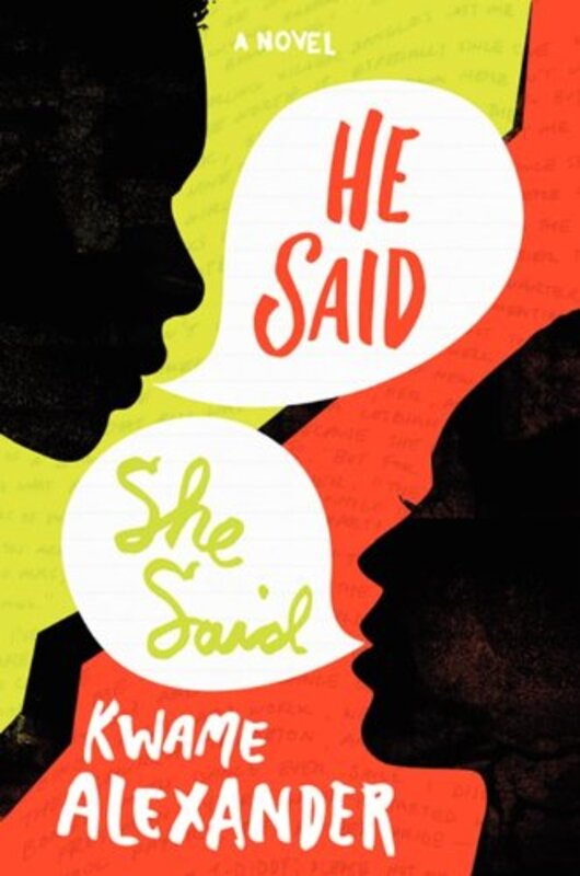 Book cover for "He Said, She Said" by Kwame Alexander