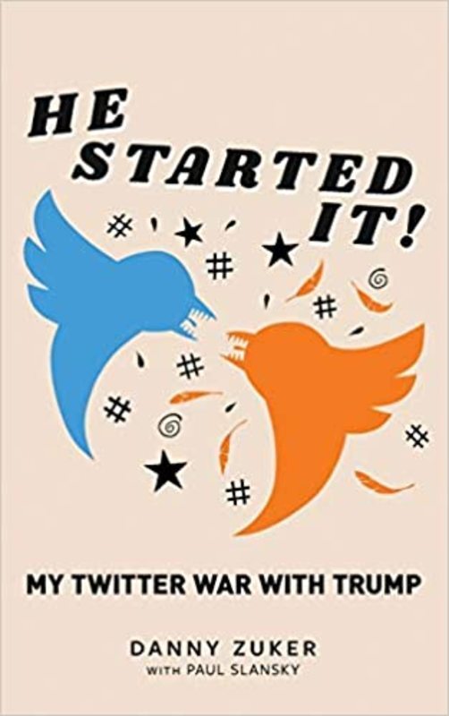 Book cover for "He Started It!" by Danny Zuker