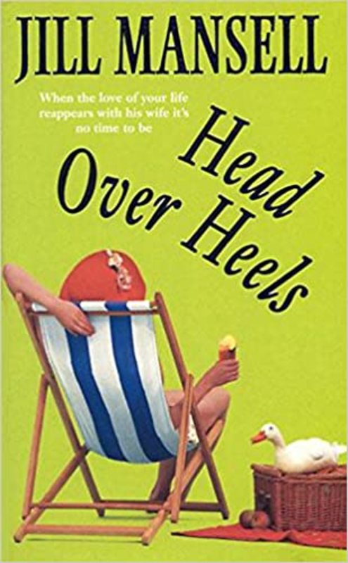 Book cover for "Head Over Heels" by Jill Mansell