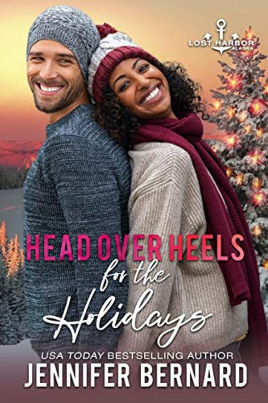 Book cover for "Head over Heels for the Holidays" by Jennifer Bernard
