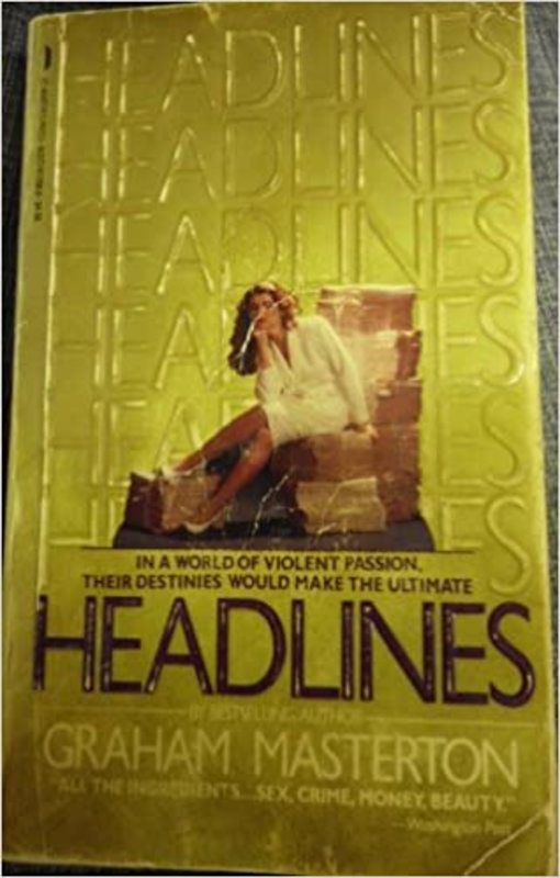 Book cover for "Headlines" by Graham Masterton