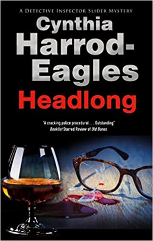 Book cover for "Headlong" by Cynthia Harrod Eagles