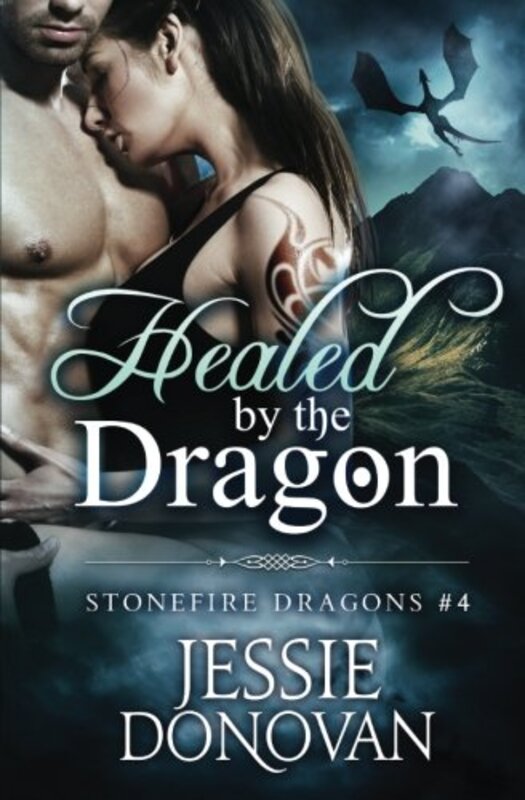 Book cover for "Healed by the Dragon" by Jessie Donovan