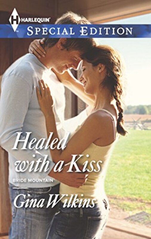 Book cover for "Healed with a Kiss" by Gina Ferris Wilkins