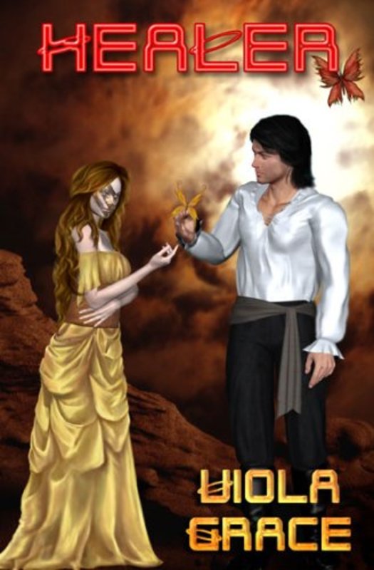 Book cover for "Healer" by Viola Grace