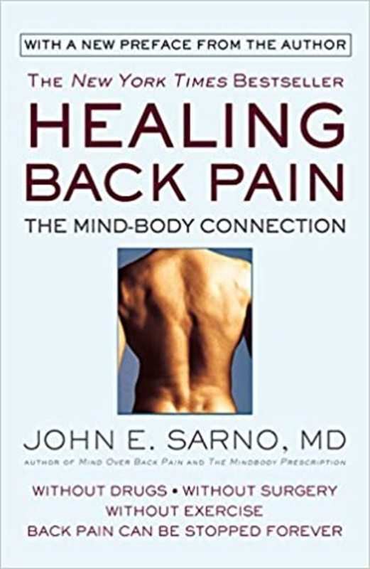 Book cover for "Healing Back Pain" by John E. Sarno