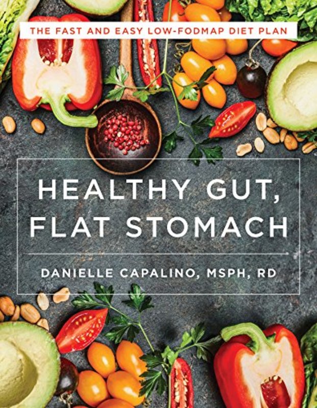 Book cover for "Healthy Gut, Flat Stomach" by Danielle Capalino
