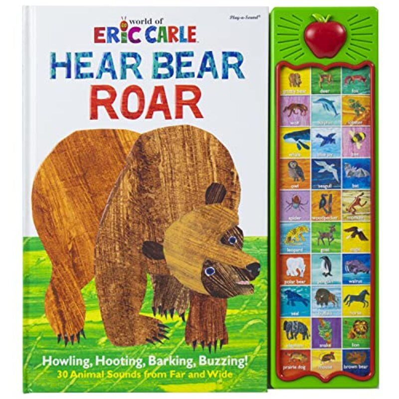 Book cover for "Hear Bear Roar" by Eric Carle