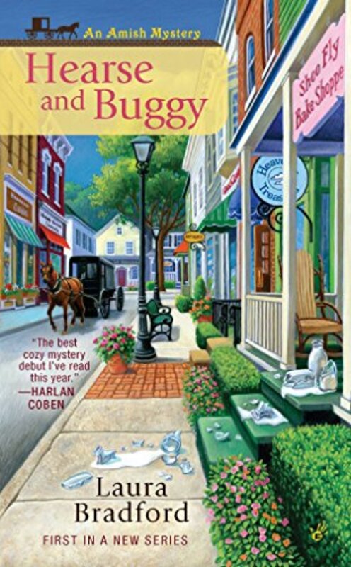 Book cover for "Hearse and Buggy" by Laura Bradford
