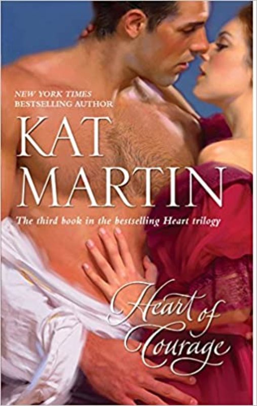 Book cover for "Heart of Courage" by Kat Martin