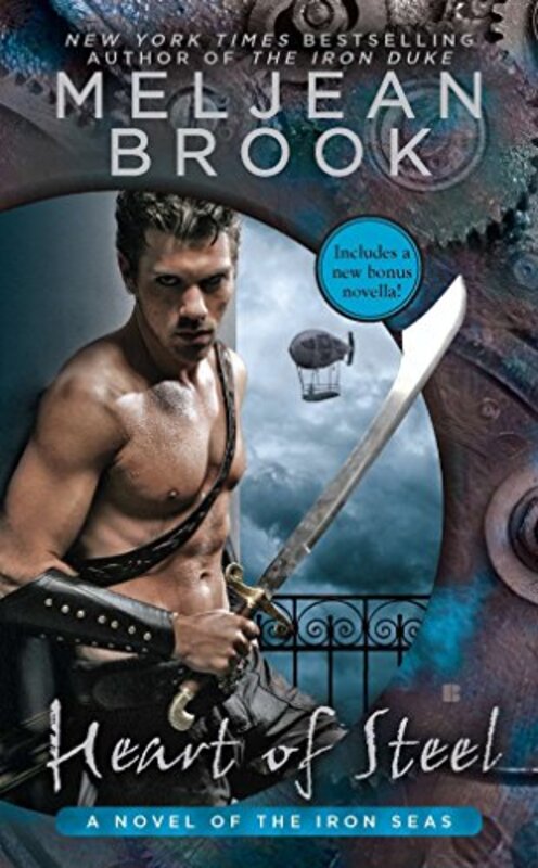 Book cover for "Heart of Steel" by Meljean Brook