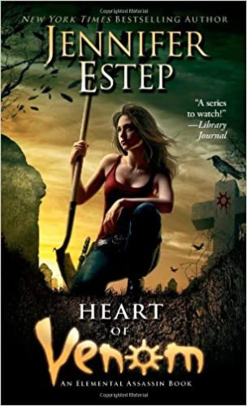 Book cover for "Heart of Venom" by Jennifer Estep