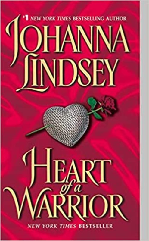 Book cover for "Heart of a Warrior" by Johanna Lindsey