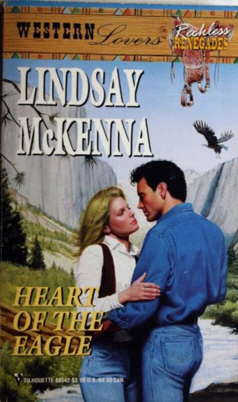 Book cover for "Heart of the Eagle" by Lindsay McKenna