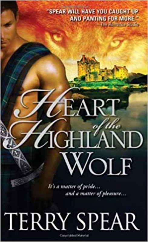 Book cover for "Heart of the Highland Wolf" by Terry Spear