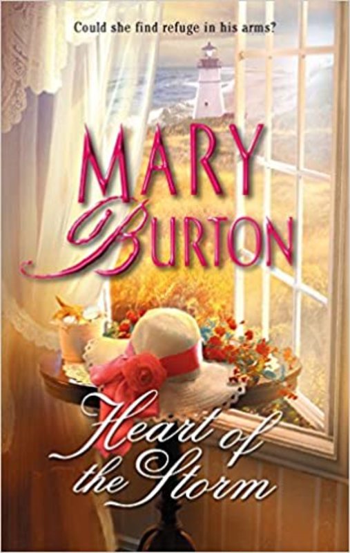 Book cover for "Heart of the Storm" by Mary Burton