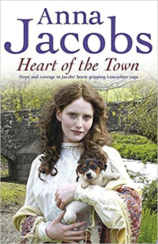 Book cover for "Heart of the Town" by Anna Jacobs