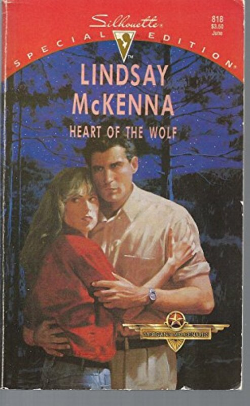 Book cover for "Heart of the Wolf" by Lindsay McKenna