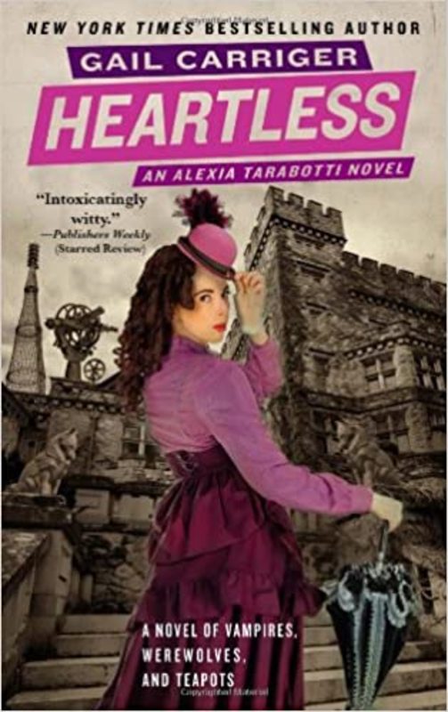 Book cover for "Heartless" by Gail Carriger