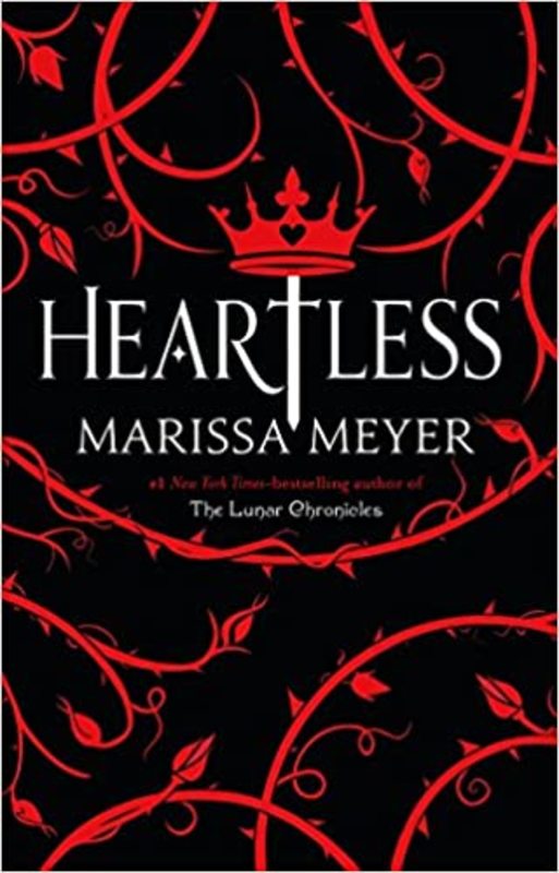 Book cover for "Heartless" by Marissa Meyer
